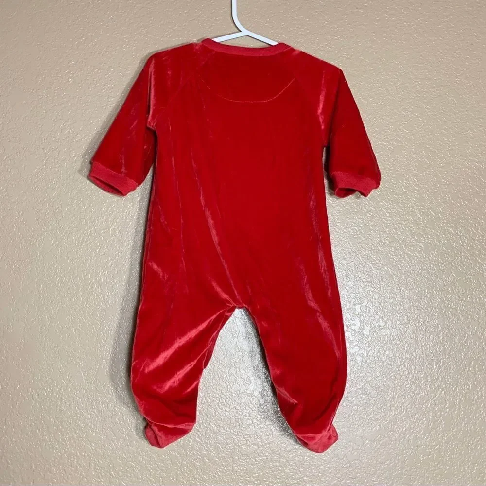‎Carters Baby’s 1st Christmas one piece footies